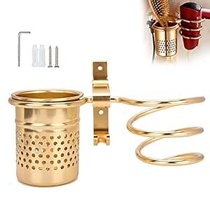 Hair Dryer Holder, Bathroom Hair Dryer Organizer Wall Mount Stand Hair Blow Dryer Hanging Rack Wall Mounted Organizer Multipurpose Rack(02)