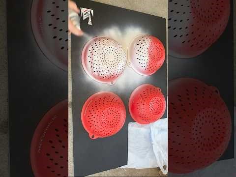 Zip tie 2 Dollar Tree colander together... 🤯