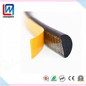 [Hot Item] Self Adhesive Foam Sponge Rubber Seal Strip with Backed Tapes Gripping Profiles Weatherstrip