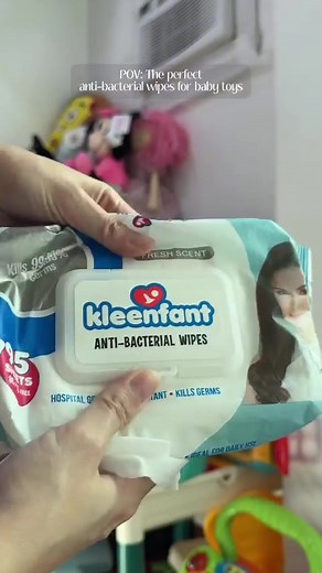That’s correct Mars Chu! Antibacterial wipes is the perfect cleaning disinfectant for baby’s toys! It’s hospital grade & removes germs! 💙#Kleenfant #AlagangKleenfant #KleenfantDiapers #KleenfantForEveryBaby #chinesenewyear | Kleenfant