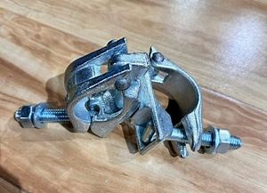 [Hot Item] Building Pipe Connection Electro Galvanized Fixed Swivel Forged Scaffolding Coupler