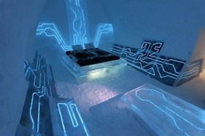 Watch: Sweden's Ice Hotel Features A 'Tron' Room - Towleroad Gay News