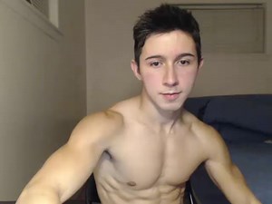Paceiro Cute Muscle Hunk Cums