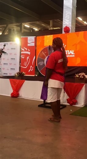 Woman wins Prudential souvenirs as part of the Mekakrawa policy launch giveaways #PruLifeGH #WeDoProtection #Mekakrawa #FeatureByPrudentialLife | Pulse Ghana