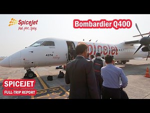 Spicejet Flight Review | Bombardier Q400 | Kolkata Airport to Jharsuguda Airport