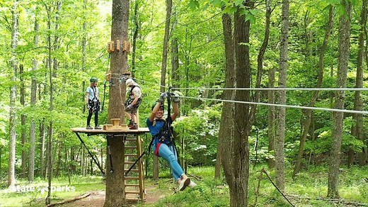 West Virginia State Parks has officially opened the Pipestem Peaks zipline tour at Pipestem Resort State Park! Take a sneak peek: | West Virginia Tourism