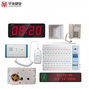 [Hot Item] Wireless Hospital Nurse Call System Sos Alarm Emergency Patient Call Nurse Paging System for Hospital, Clinic, Nursing House