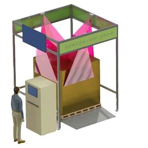 [Hot Item] Weight Measuring 3D Dimension Pallet Scanner with Hand Hold Code Scanner for Smart Warehouse Automation