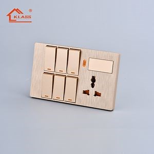 [Hot Item] UK Eletrical Wall Switch Socket 1 Gang 5pin Multifunction