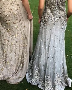 Ethereal beauty and feminine silhouette, an inspiring Euphoric bliss. Karma’s bridal creation is alluring in aesthetics and craftsmanship with embellishments artfully arranged. | Karma