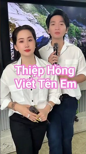 Thiệp Hồng Viết Tên Em / Hải và Minh Thư trong tông màu trắng #luuchinhhai #minhthu #bolero