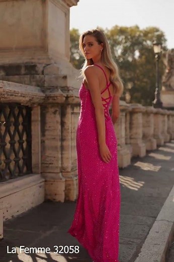 La Femme 32058 Dress - NewYorkDress.com