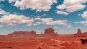 Selang waktu Monument Valley Navajo National Park, situs warisan...