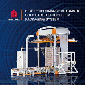 [Hot Item] Fully Automatic Packaging System PE Film Cold Stretch Hood for Bricks Production