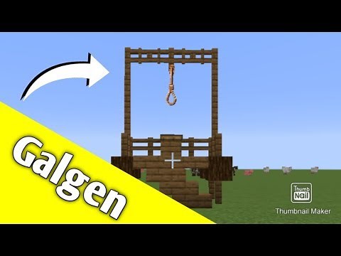 Funktionierenden Galgen bauen | Minecraft Tutorial | deutsch
