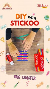 331K views · 145 reactions | From basic popsicle sticks to a cute mug coaster you’ll actually use! ✨ Create this easy DIY with Stickoo Tube and turn simple ideas into something fun, colorful, and useful!☕ [DIYwithstickoo, Stickoocreations,MugCoaster, Creativity, Art&Craft, Activities, JurayRaho ] #DIYwithstickoo #Stickoocreations #MugCoaster #Creativity #Art&Craft #Activities #JurayRaho | Stickoo | Facebook