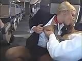 Sexy Stewardess Does Blowjob Passenger