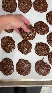 Old Fashioned No Bake Cookies! Full video and recipe dropping later today!😋 #ChocolateNoBakeCookies #NoBakeDesserts #PeanutButterCookies #easyrecipe #OatmealCookies #NoBakeGoodies #savoryspoonnc | Savory Spoon