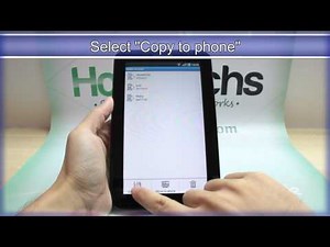 How to Import contacts from your SIM card onto the Samsung Galaxy Tab