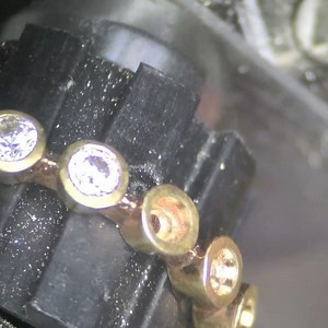 Tube / bezel setting using a GRS gravermax with a setting punch made from an old broken bur. #bezelsetting | Lucy Walker Jewelry