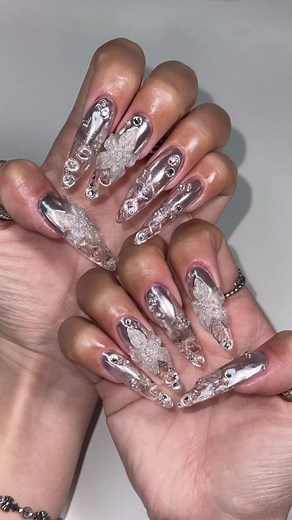 Engagement Nails Tutorial: DIY Bridal Shower Set