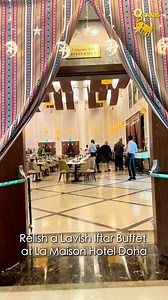 Iftar Buffet at La Maison Hotel from QR 84! ✨  Limited seats available – Don’t miss out! Book now and indulge in a delicious feast!  Qgrabs.com #IftarBuffet #QatarFoodie #QatarDeals #QatarDining #RamadanVibes #FoodLovers | Qgrabs.com | Facebook