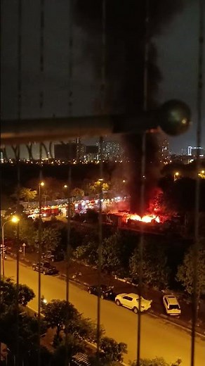 Fire Truck Extinguishing Blaze: A Look at Firefighting Action