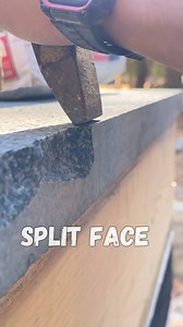 SPLIT FACE FINISH! How to add texture to your granite stone | Tool_Tips