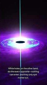 Black Holes vs White Holes Explained