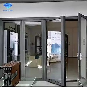 [Hot Item] Hot Sale Balcony Glass Doors Exterior Modern Design Interior Aluminium Folding Doors Aluminium Doors and Windows Double Glaze