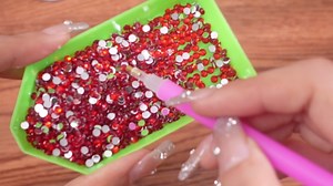 Copkim 24 Pcs Christmas Ball Diamond Painting Magnets Christmas Ball Fridge Magnet Diamond Painting Kits DIY Xmas Ball Diamond Painting Kits for Adults Kids Crafts Home Decor
