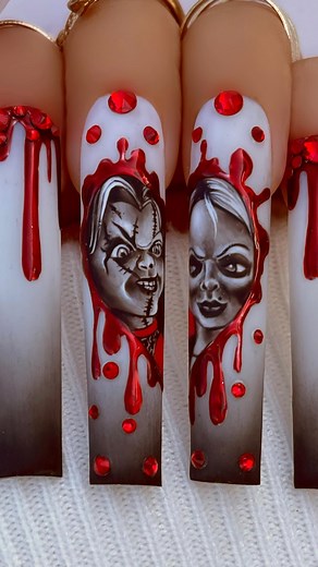 Tino Vo | BLOODY KNIFE TUTORIAL 🔪🩸 enjoy this tutorial using my silicone, it’s different than claydoh, it dried soft and you can cut it, paint on it.... | Instagram