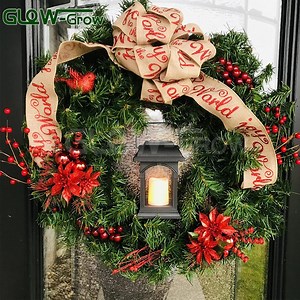 [Hot Item] Solar Lantern Outdoor Garden Hanging Lanterns Waterproof LED Flickering Flameless Candle Mission Lights for Porch Garden Patio Pathway Ramadan Decoration