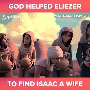 9.3K views · 1K reactions | Eliezer finally found Rebekah, who will be the wife of his master's son, Isaac. ❤️ Watch how God led him to her. ⬇️☝ | Superbook | Facebook