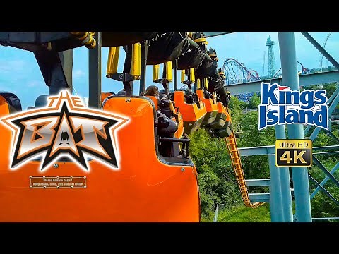 2021 The Bat Roller Coaster On Ride Ultra HD 4K POV Kings Island