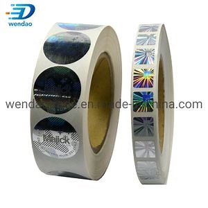[Hot Item] 3D Laser Security Hologram Anti-Fake Label Printing Stickers in Roll