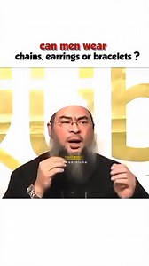 6.6K views · 221 reactions | Can men wear chains, earrings and bracelets ? explanation by Sheikh Assim al Hakeem | Ask A Muslim | Facebook