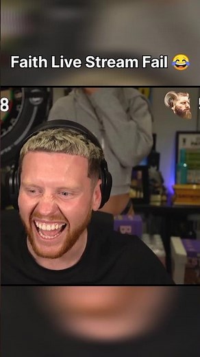 Faith Live Stream Fail 😂 #streamer #viral #shorts #faith #funny #twitch #ytshorts #youtubeshorts