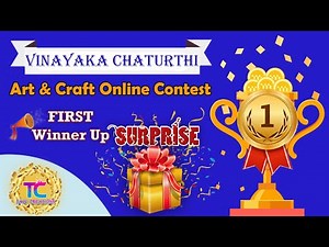 Taju Creations| Vinayaka Chaturthi 2020 Online Contest |Art and Craft | First Winner Surprise Gift