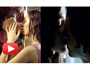 Krrish 3 Kiss In Spiderman Style - Hrithik and Priyanka Liplock