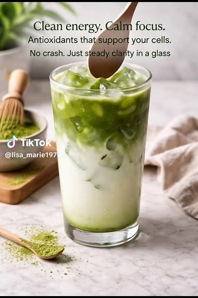 Clean Energy Iced Matcha Latte Recipe