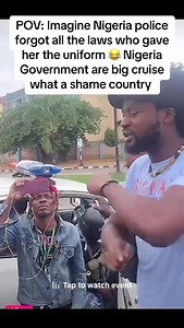 1.3K views · 23 reactions | The Nigerian Police are not protecting the constitution they are protecting Criminals in power Most Nigeria Police officers know nothing about the law.. #EndBadGovernanceInNigeria | Baron Large | Facebook