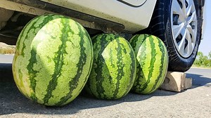 Crushing Crunchy & Soft Things by Car! - EXPERIMENT: WATERMELONS VS CAR