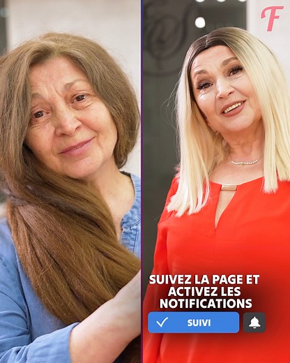 Une transformation prouve que l'on peut être fabuleuse à tout âge. #fabiosamakeover #fabiosa #makeover #transformation #femme #salondebeauté #beauté | Femme Heureuse