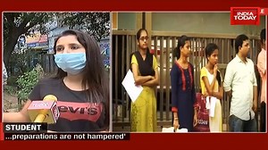 Amid a growing chorus to postpone #JEENEET exams, Congress chief Sonia Gandhi to hold a virtual meeting with chief ministers of Congress-ruled states. @patelanandk gets you more on this. #ITVideo #JEE #NEET | India Today