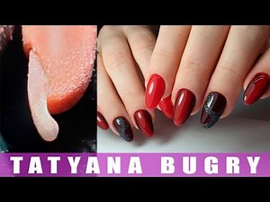 Выровняли ногти Наращиванием/ Вертикальный ГРАДИЕНТ/ Татьяна Бугрий