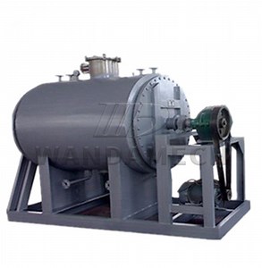 [Hot Item] Factory Price Vacuum Drum Dryer Blade Stirring Vacuum Harrow Rake Dryer for Sticky Material/Pulp Material