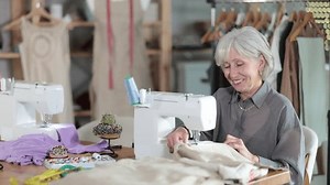 Attentive Mature Female Dressmaker Working Sewing Stock Footage Video (100% Royalty-free) 4001850537 | Shutterstock