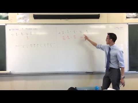 Plotting Fractions on a Number Line (2 of 2: With Different Denominators)