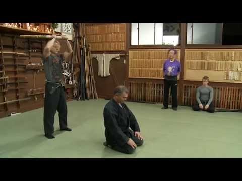 Ninja Godan Test (5th Degree Black Belt) Ninja Grandmaster Masaaki Hatsumi Sensei